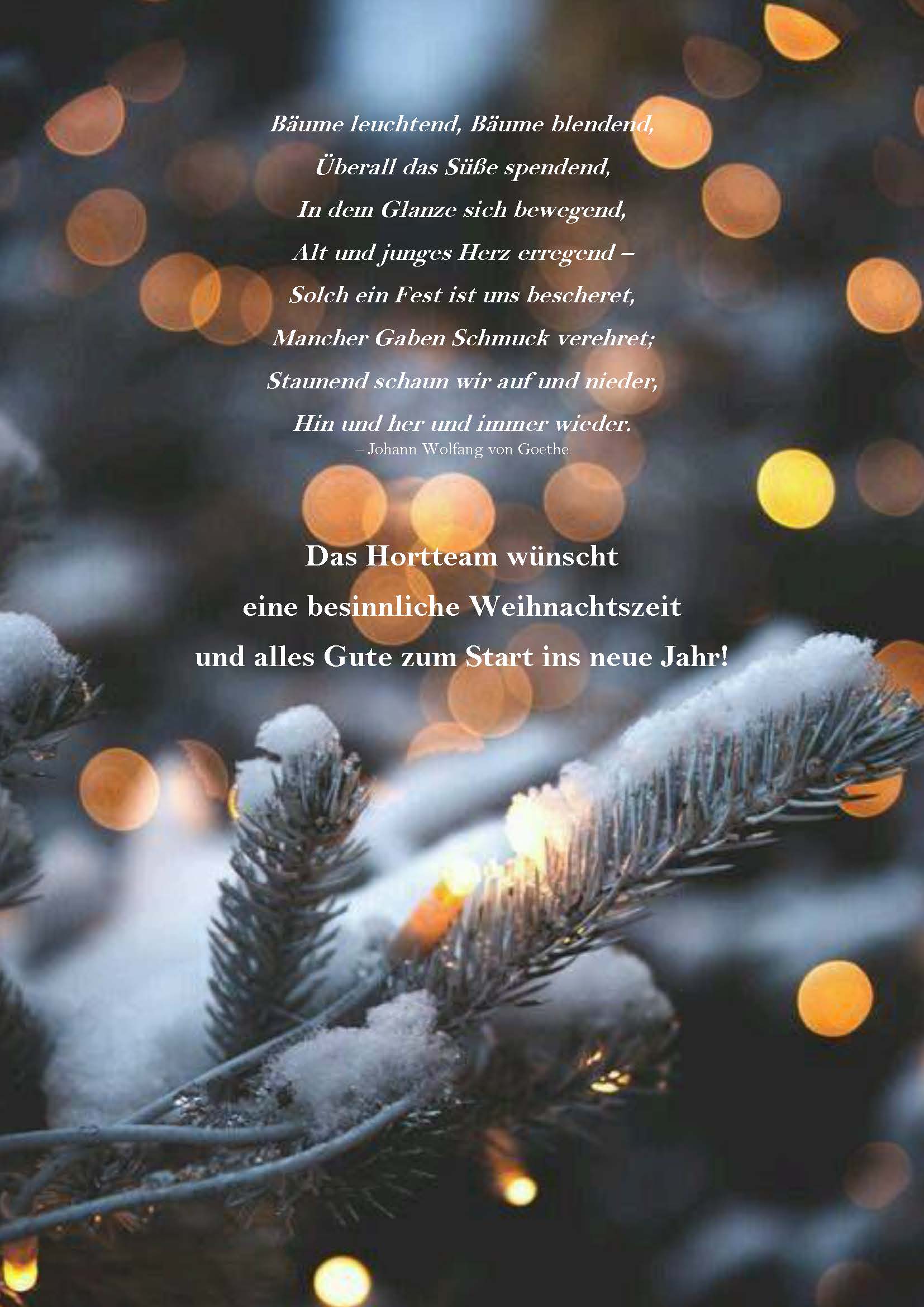 Weihnachtswünsche 2025